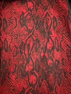 Rag & Bone Red Snake Skin
